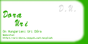 dora uri business card